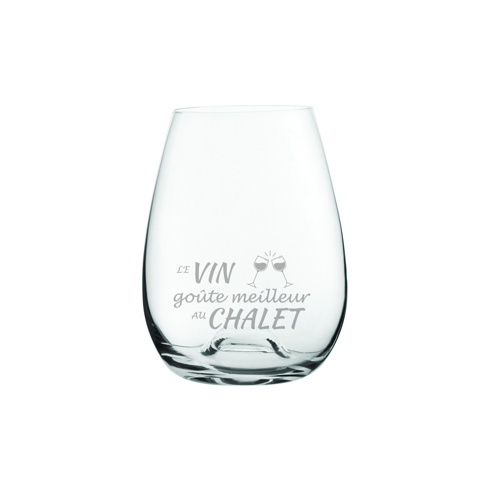 Verre isotherme La vie est meilleure au chalet