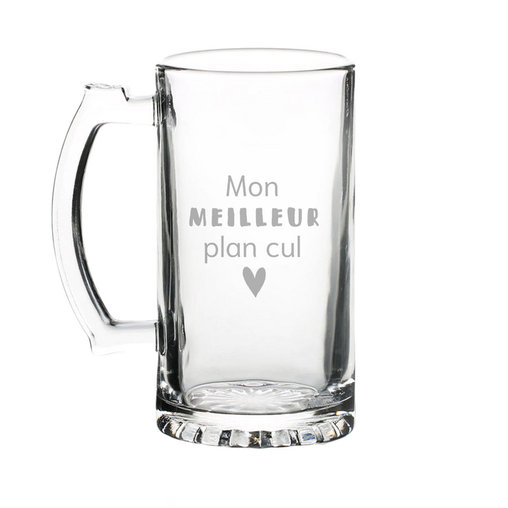 Verre gravé  - Mon meilleur plan cul