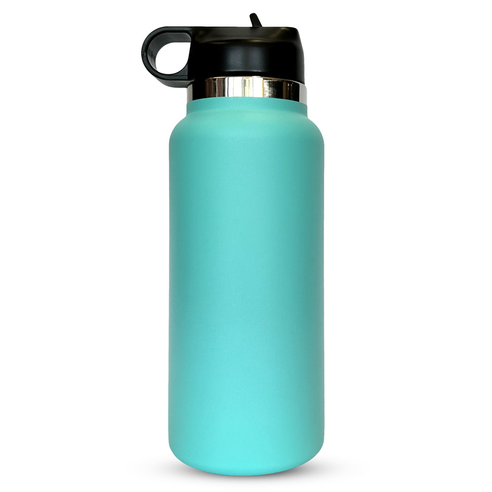 Bouteille isotherme personnalisable TURQUOISE MAT 500ml