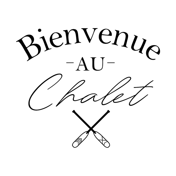 Verre gravé - Bienvenue au Chalet