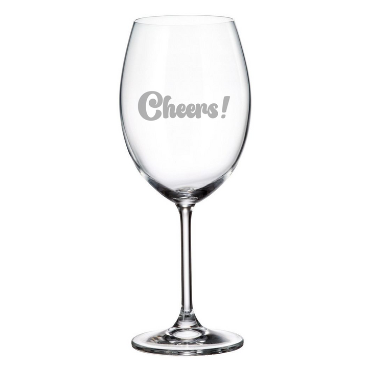 Verre gravé - Cheers!