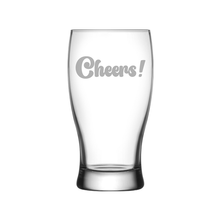 Verre gravé - Cheers!