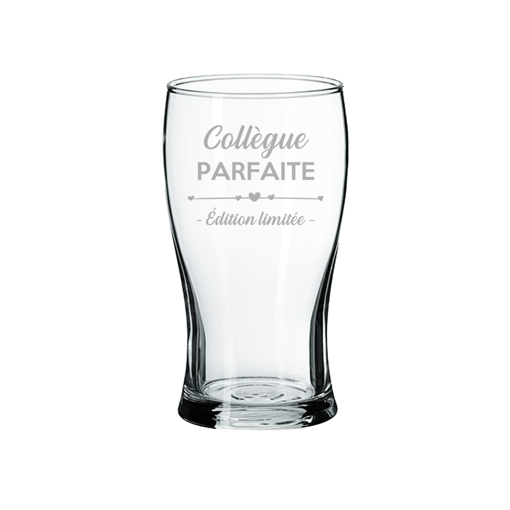 Verre gravé - Collègue Parfaite