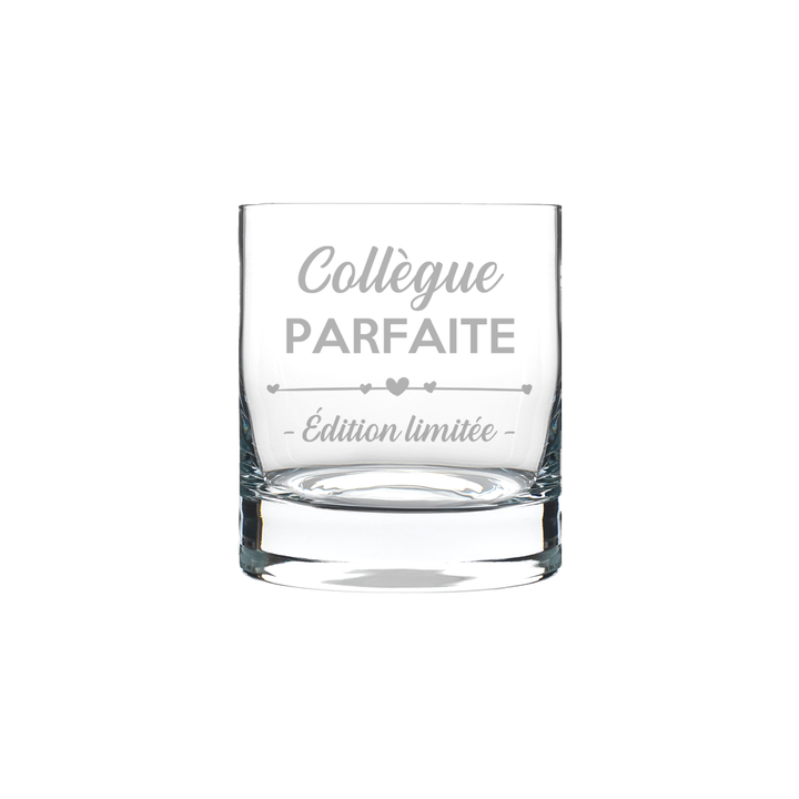 Verre gravé - Collègue Parfaite