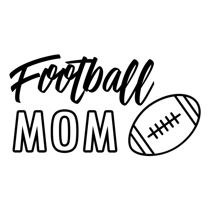 Verre gravé - Football Mom