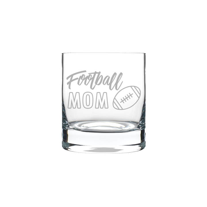 Verre gravé - Football Mom