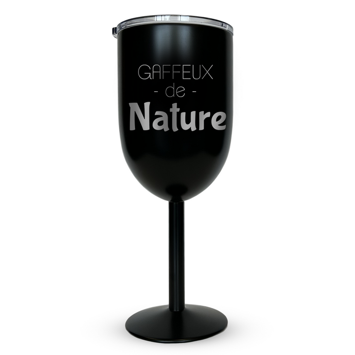 Verre gravé - Gaffeux.euse de nature