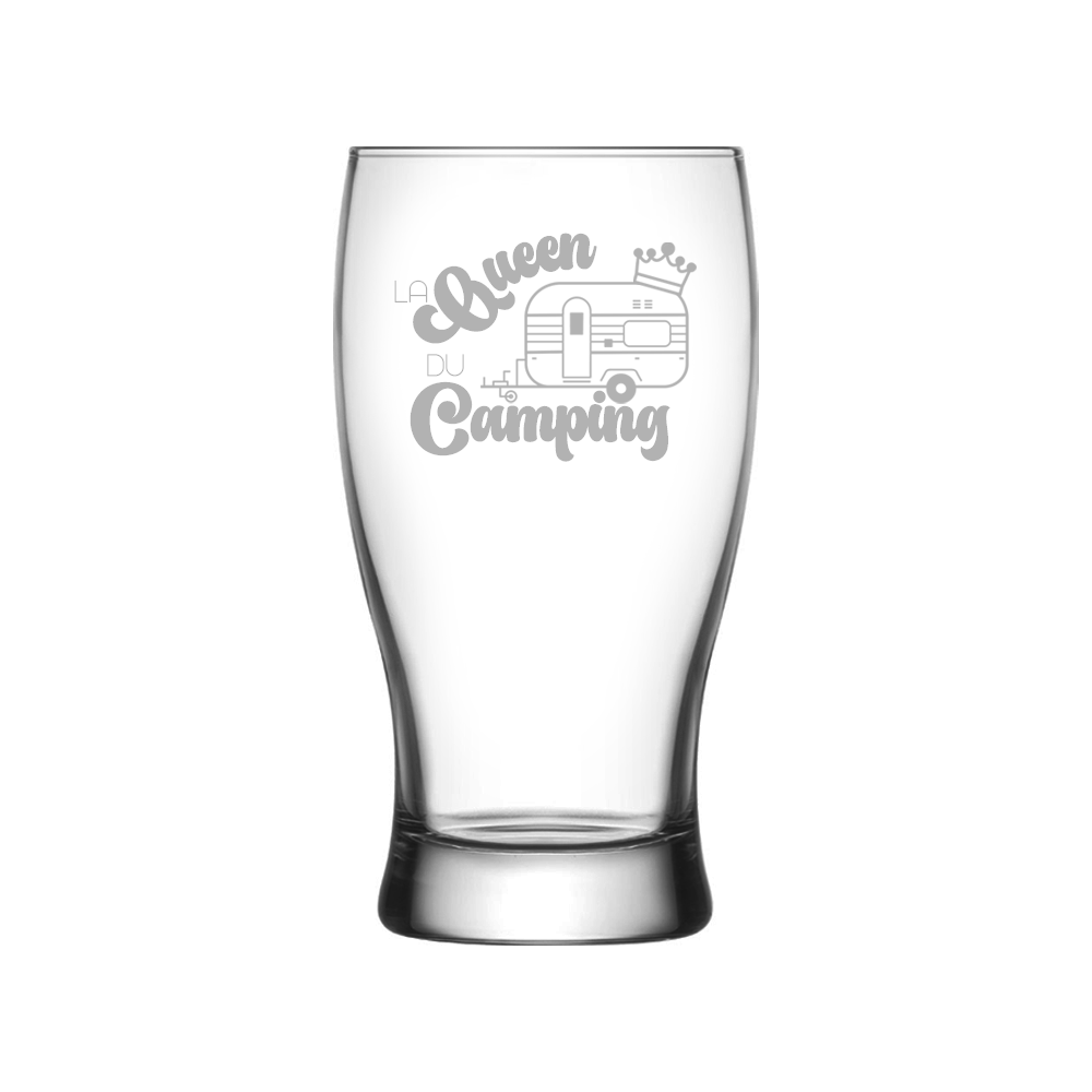 Verre gravé - La Queen du Camping