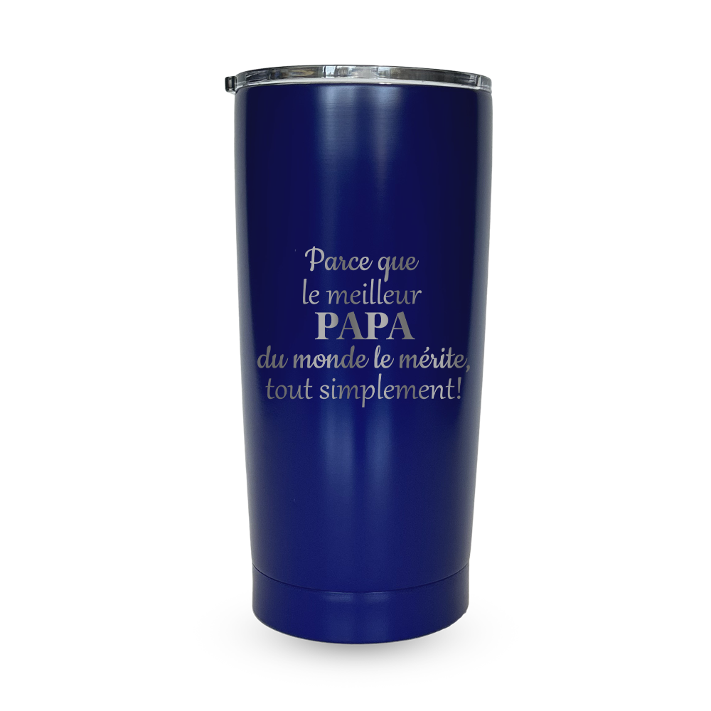 Verre gravé - Parce que le meilleur Papa