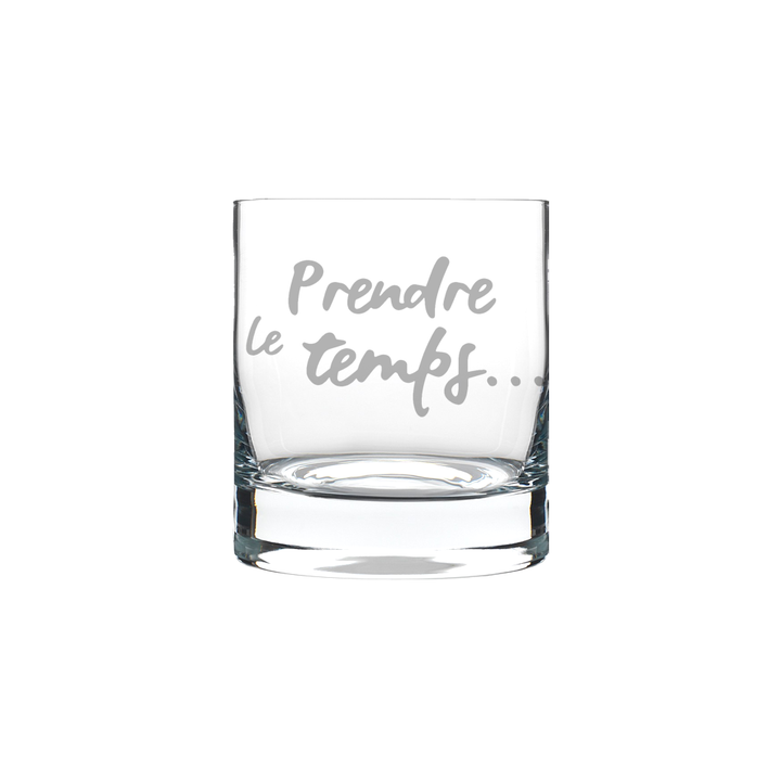 Verre gravé - Prendre le temps