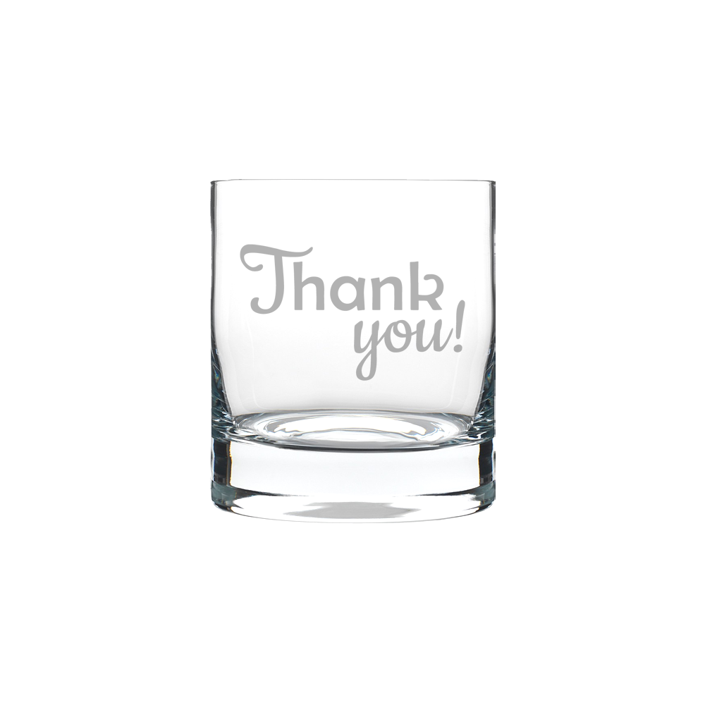 Verre gravé - Thank you!