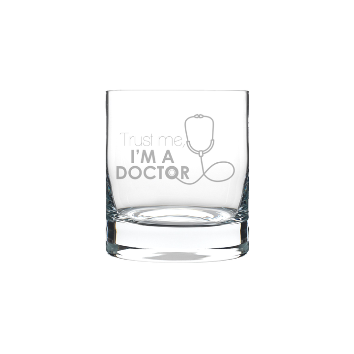 Verre gravé -Trust me, I'm a doctor