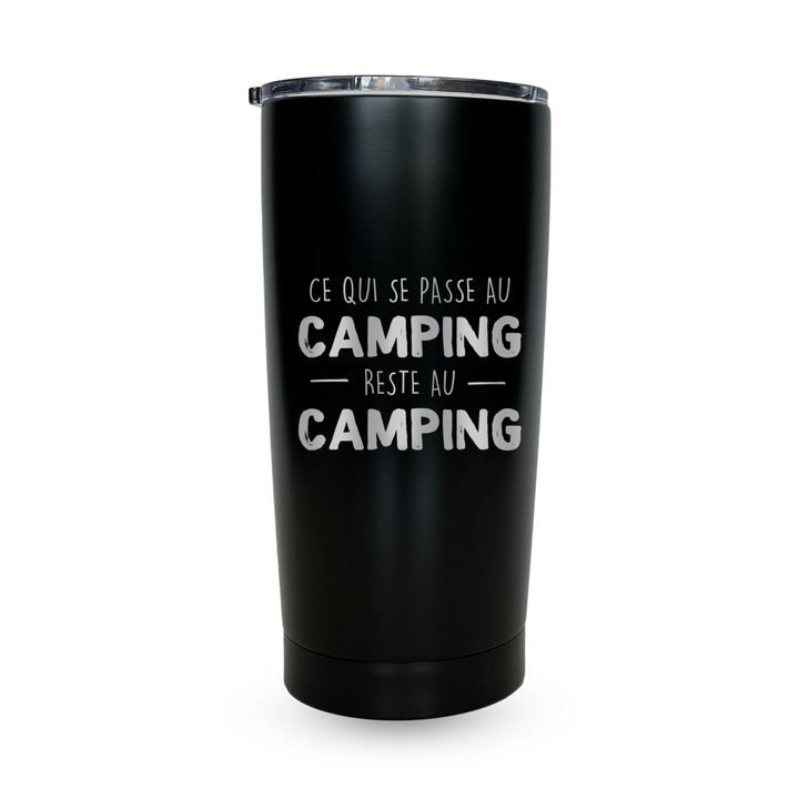 Verre gravé - Ce qui se passe au camping