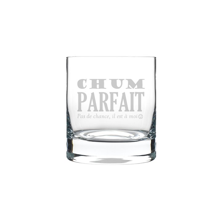 Verre gravé  - Chum parfait