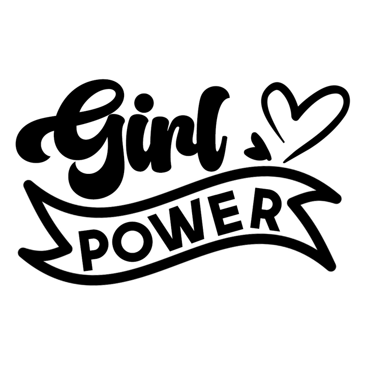 Verre gravé - Girl Power