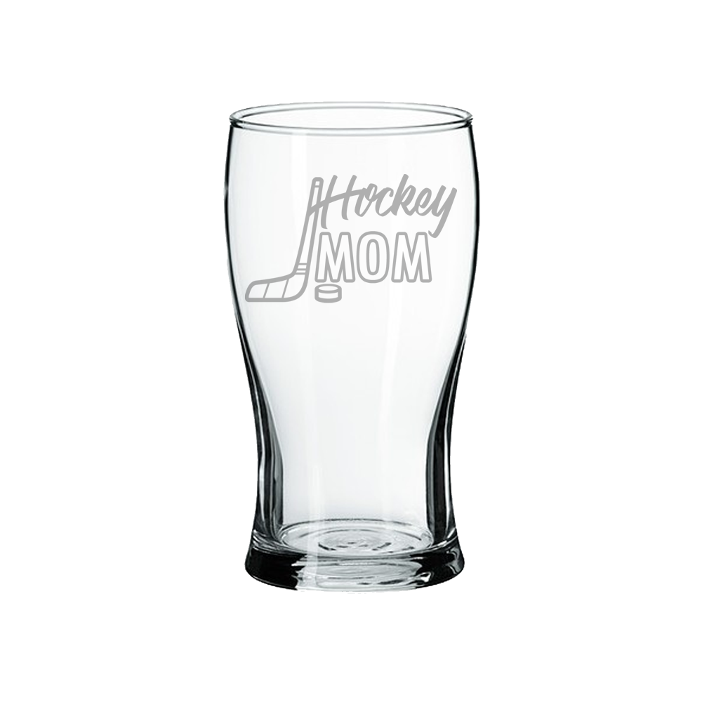 Verre gravé - Hockey Mom