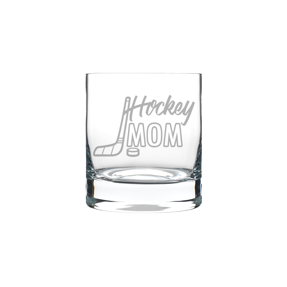 Verre gravé - Hockey Mom