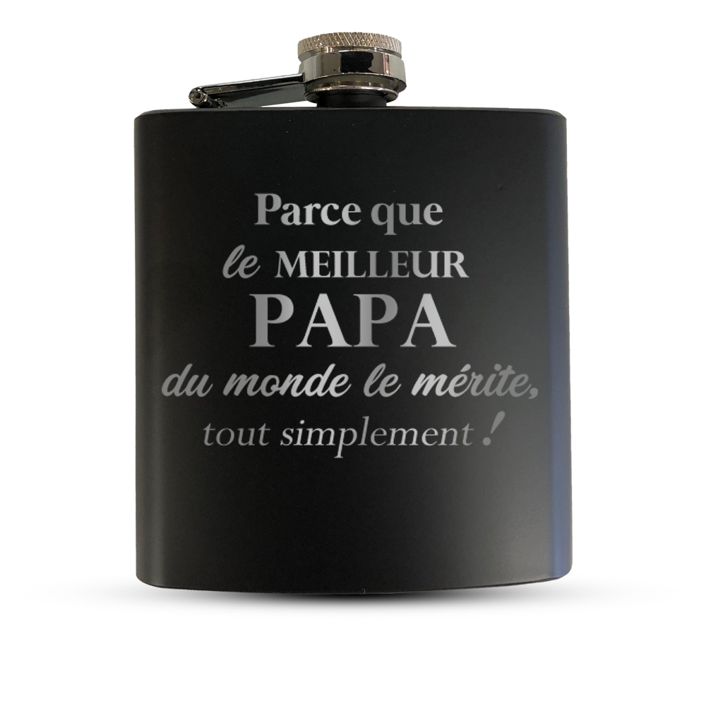 Verre gravé - Parce que le meilleur Papa