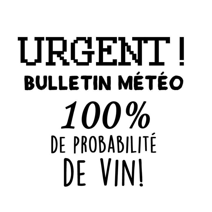 Verre gravé - Bulletin Météo