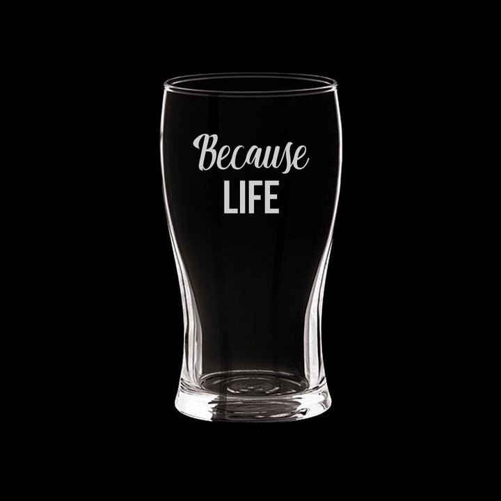 Verre gravé - Because Life