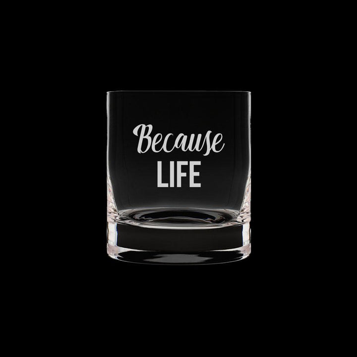 Verre gravé - Because Life