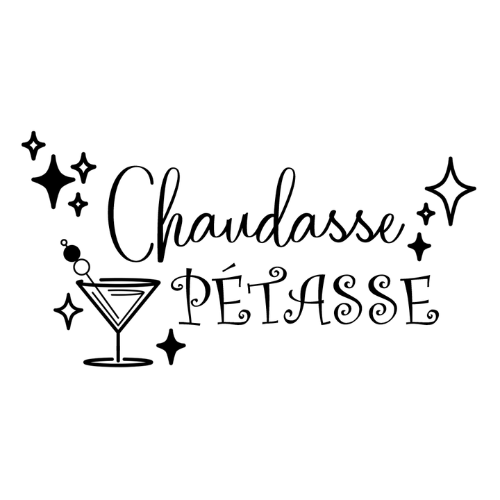 Verre gravé - Chaudasse Pétasse