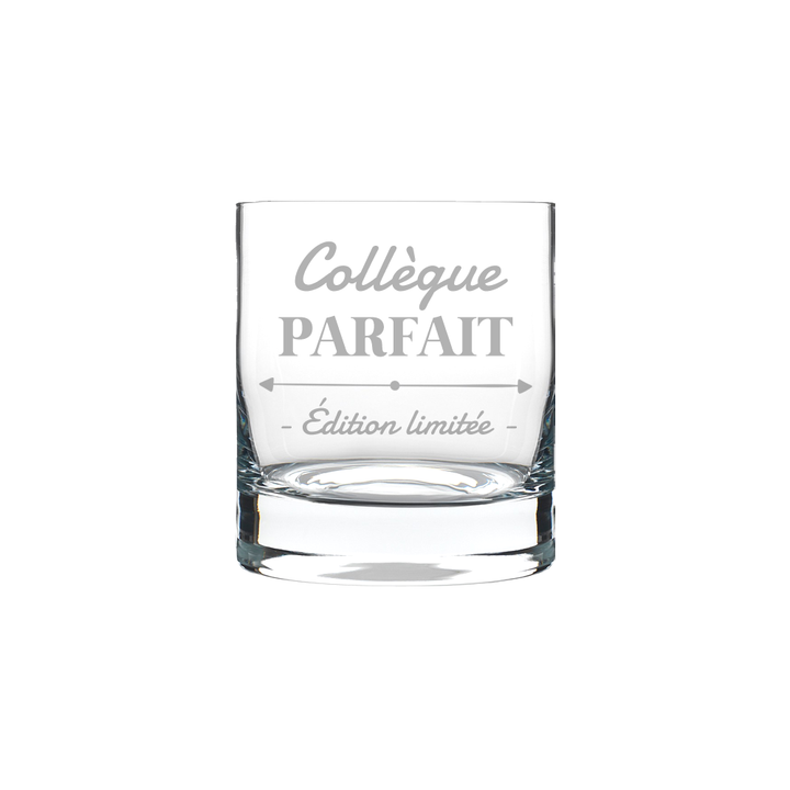 Verre gravé - Collègue Parfait