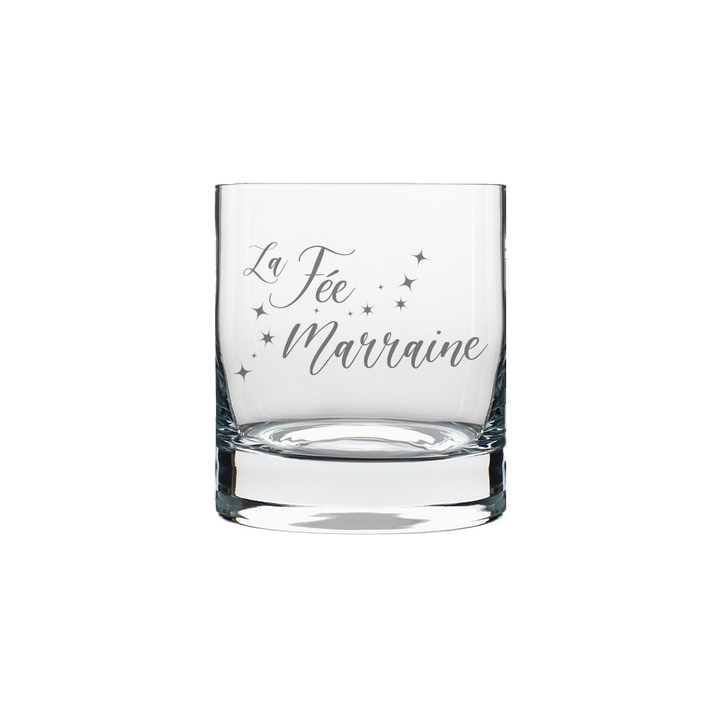 Verre gravé - La fée marraine