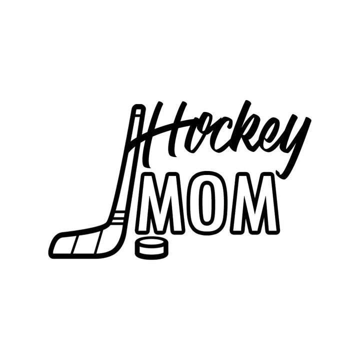 Verre gravé - Hockey Mom