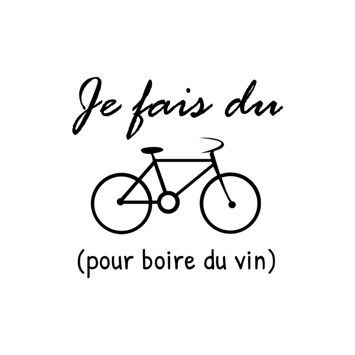 Verre gravé - Je fais du vélo