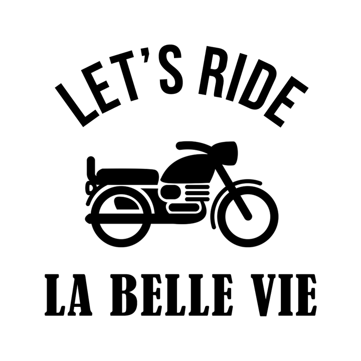 Verre gravé - Let's ride