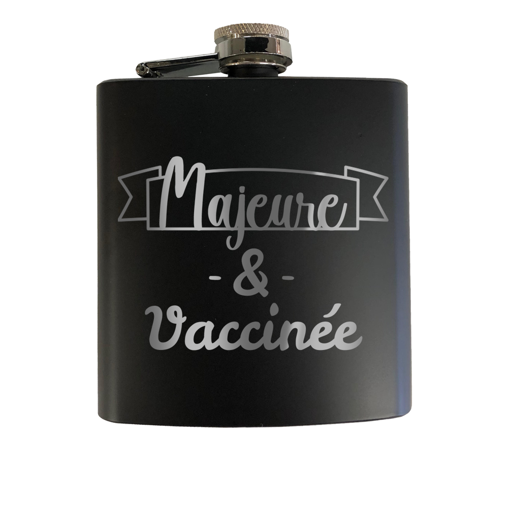 Verre gravé - Majeure et vaccinée