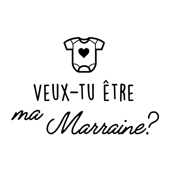 Verre gravé - Veux-tu être ma marraine?